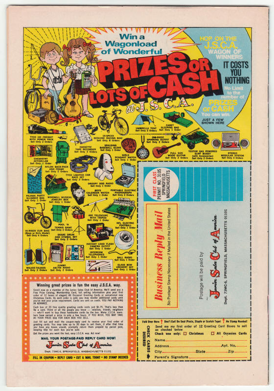 Creatures On The Loose #25 back cover