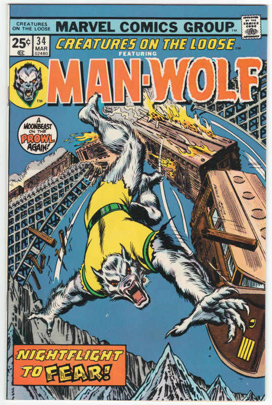 Creatures On The Loose #34 front cover