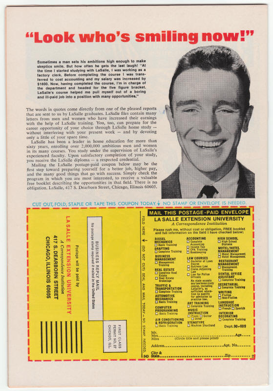 Daredevil 102 back cover