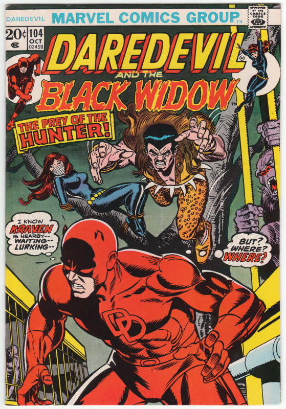 Daredevil 104 front cover