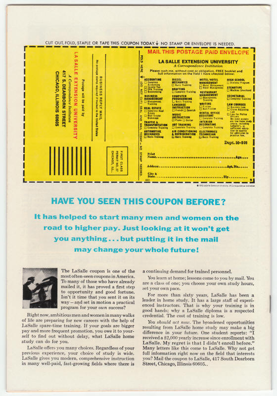 Daredevil #108 back cover