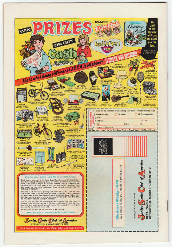 Daredevil 114 back cover