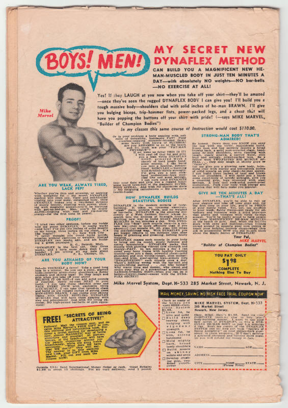 Daredevil #11 back cover