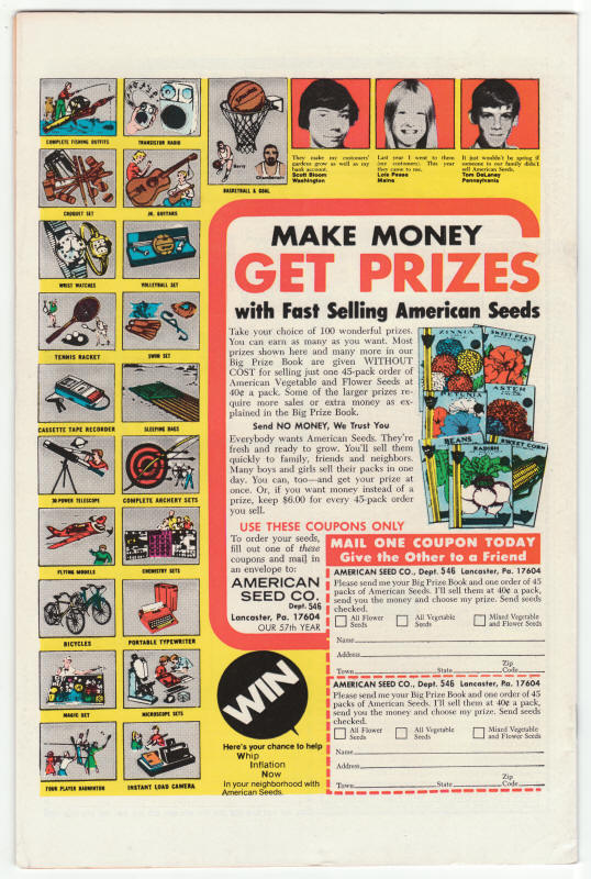 Daredevil 122 back cover