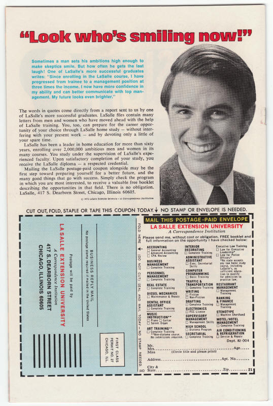 Daredevil 139 back cover