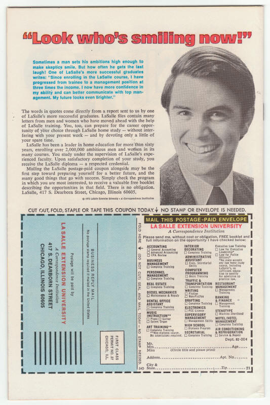 Daredevil #140 back cover