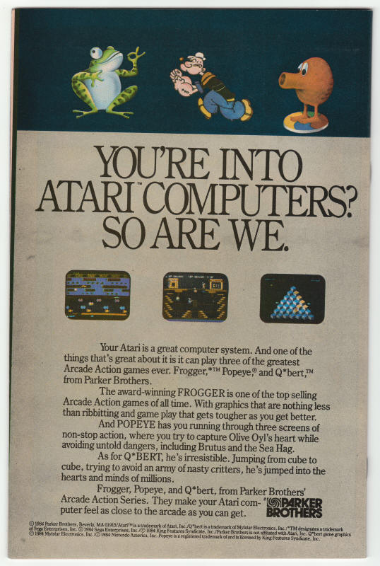 Daredevil #208 back cover