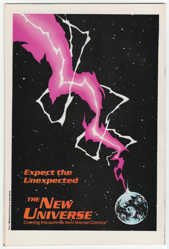 Daredevil #234 back cover