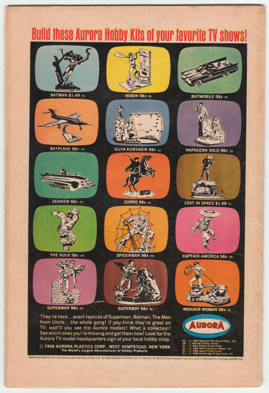 Daredevil #26 back cover