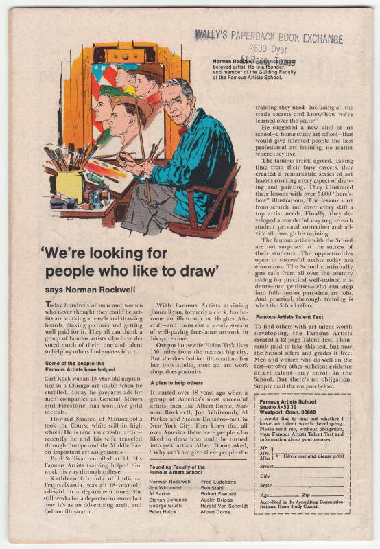 Daredevil #45 back cover