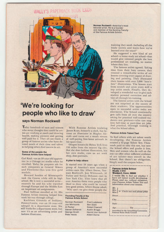 Daredevil #50 back cover