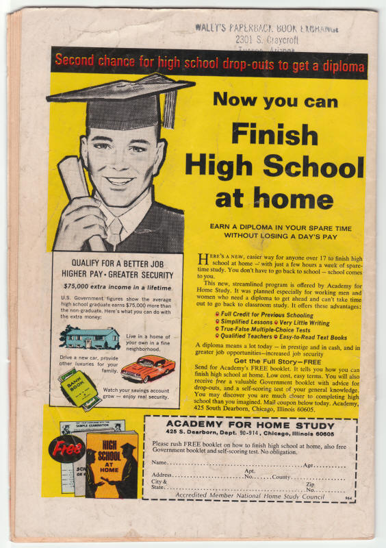 Daredevil #53 back cover