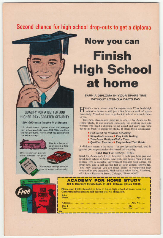 Daredevil #65 back cover