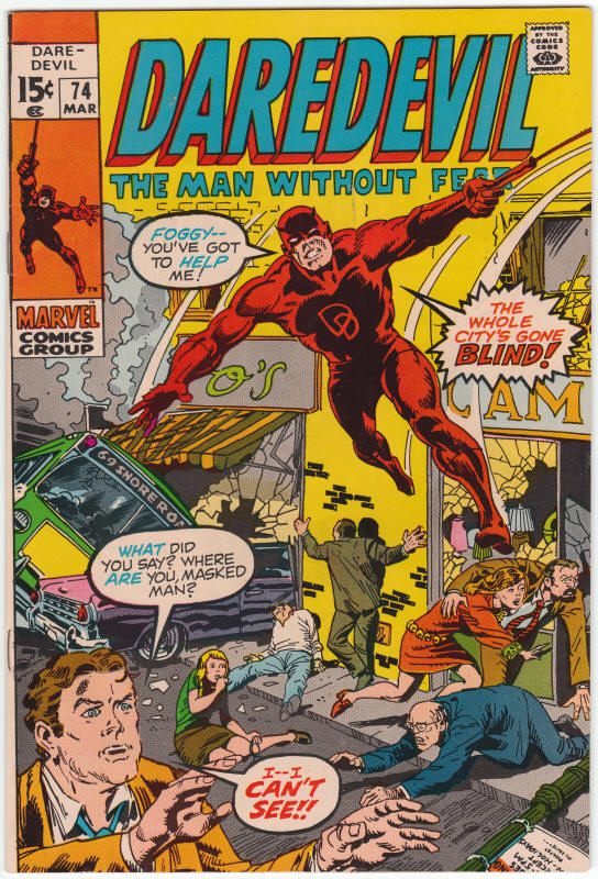 Daredevil #74 front cover