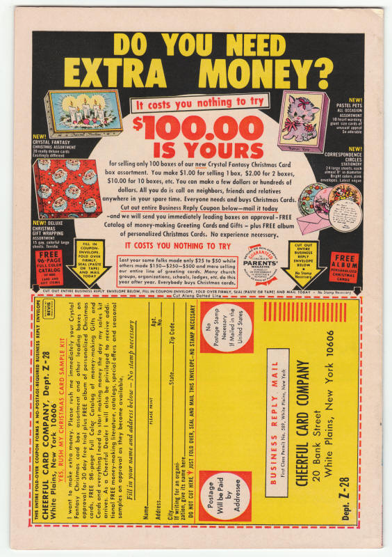 Daredevil #80 back cover