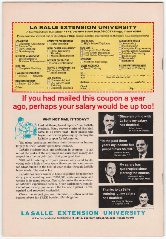 Daredevil #89 back cover