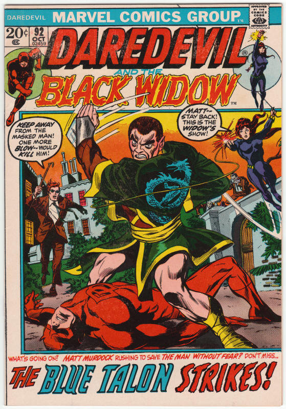 Daredevil 92 front cover