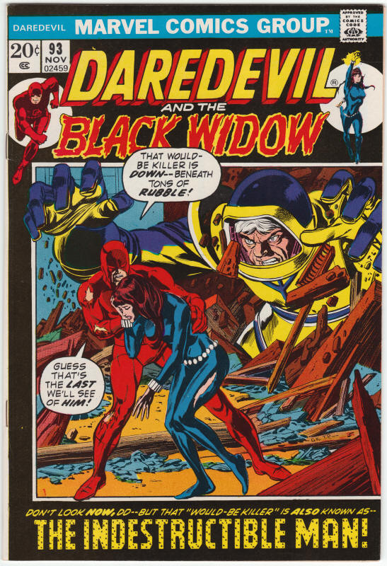 Daredevil #93 front cover