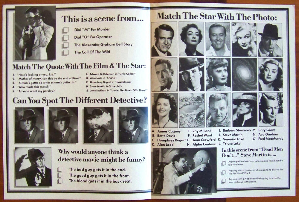 Dead Men Don't Wear Plaid Promo Poster