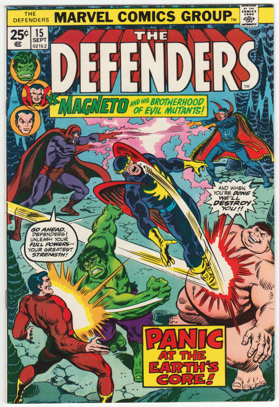 The Defenders #15 front cover