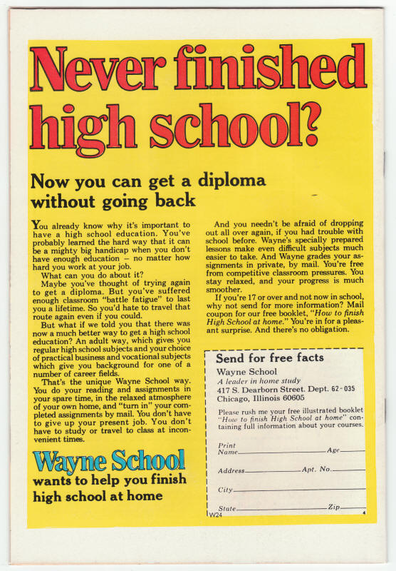 The Defenders #21 back cover