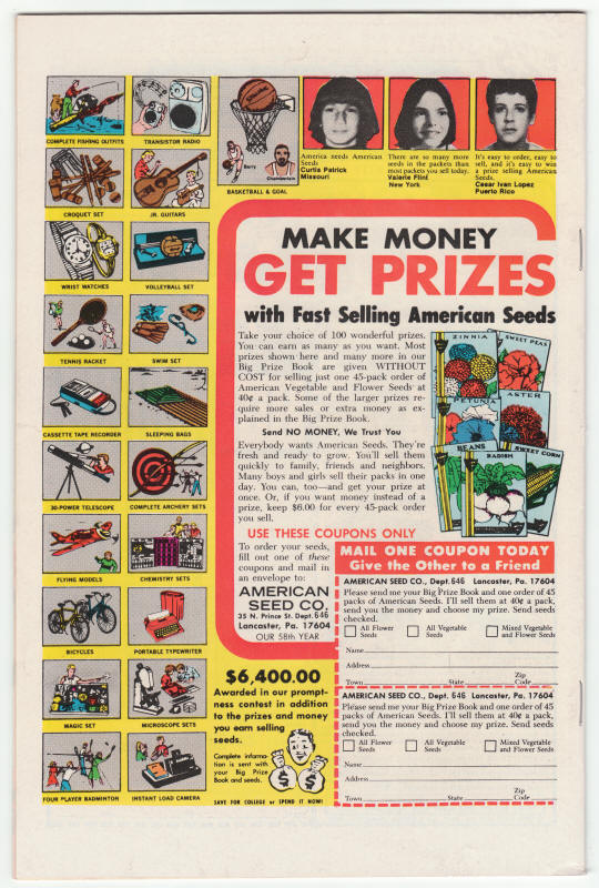 The Defenders #35 back cover