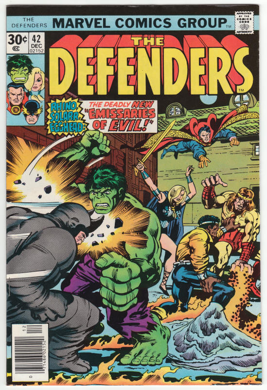 The Defenders #42 front cover