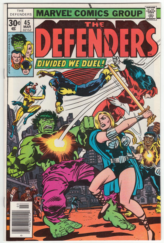The Defenders #45 front cover