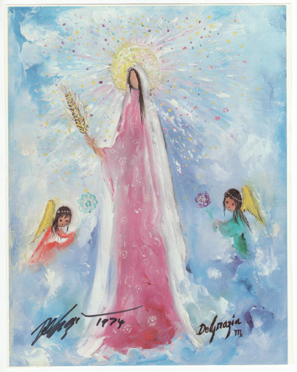 Virgo Ted DeGrazia Signed Print