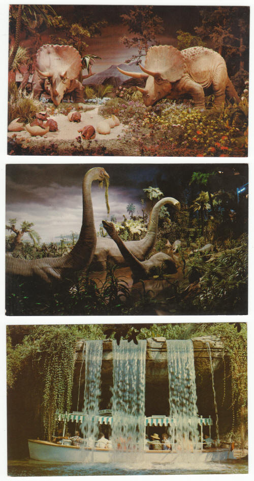 1960s Disneyland Post Cards