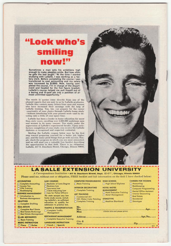 Doc Savage #2 back cover