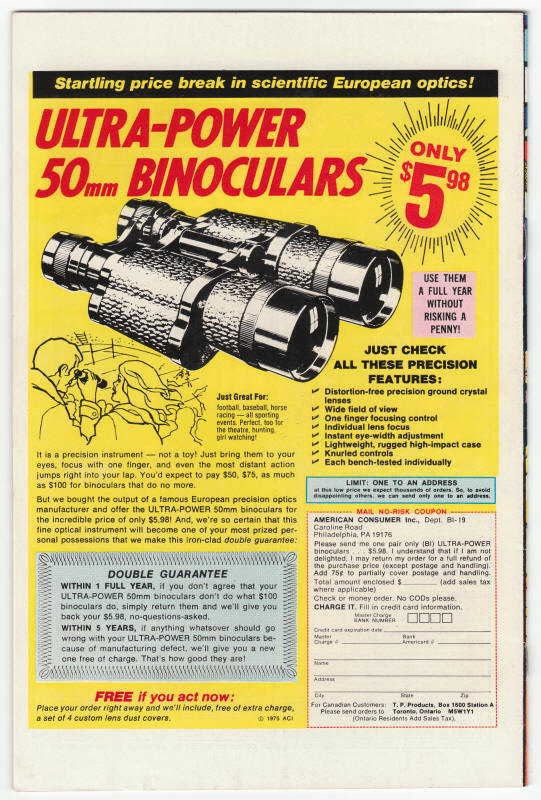 Doctor Strange #10 back cover