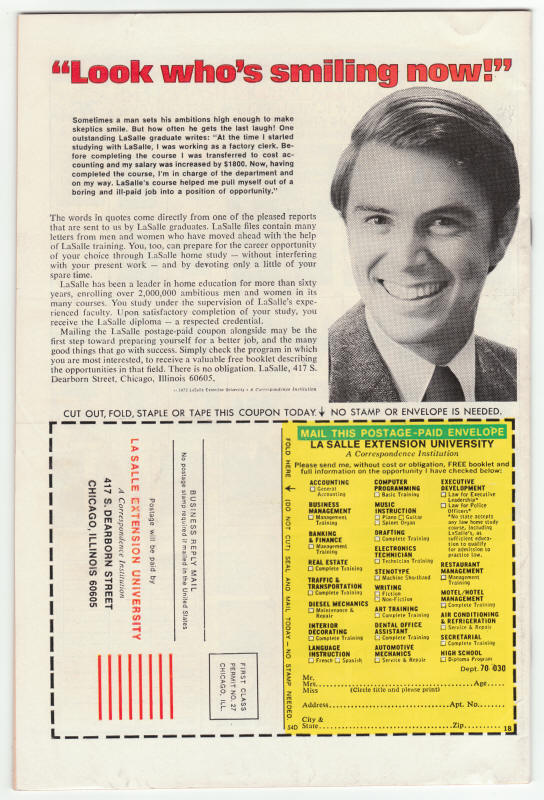 Doctor Strange #11 back cover