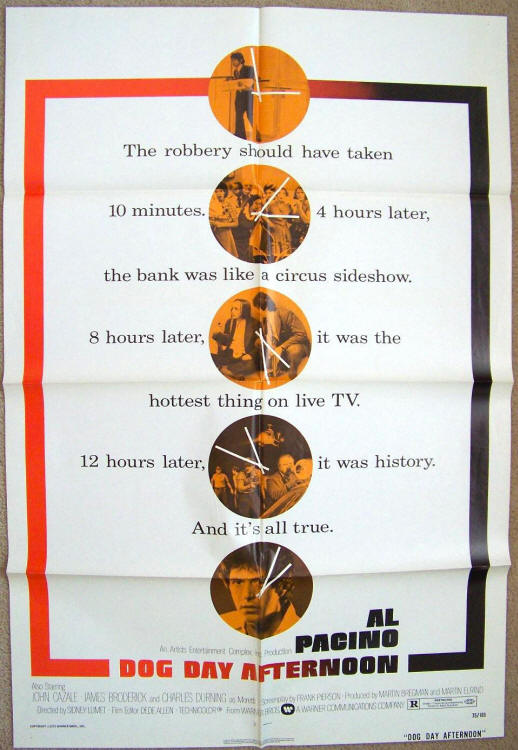 Dog Day Afternoon One Sheet Movie Poster