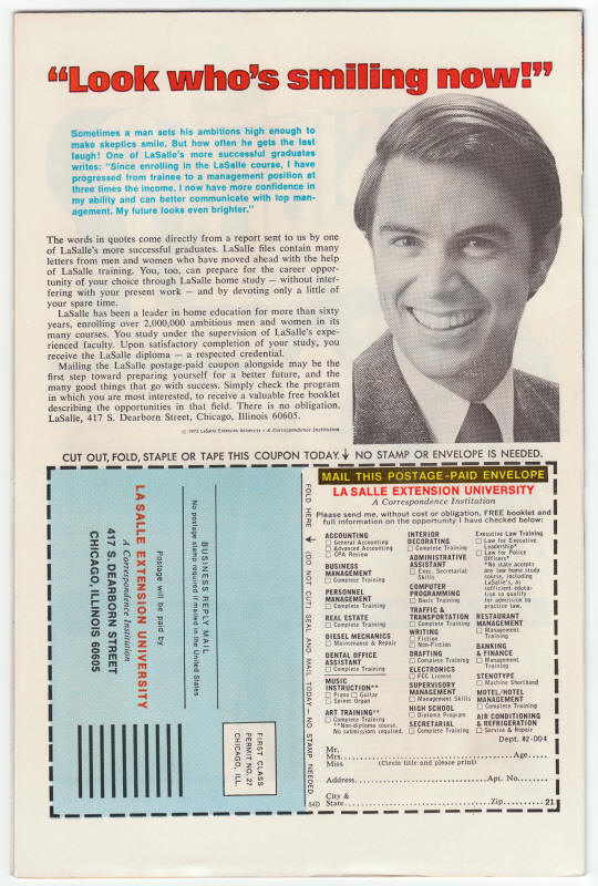 The Eternals #6 back cover