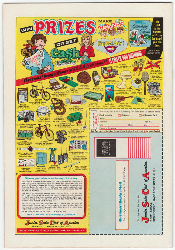 Fantastic Four #150 VF/NM back cover