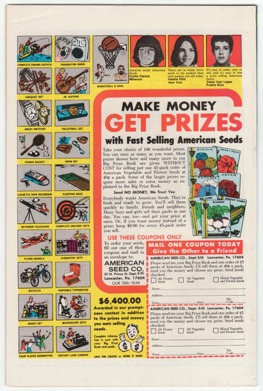 Fantastic Four 171 back cover