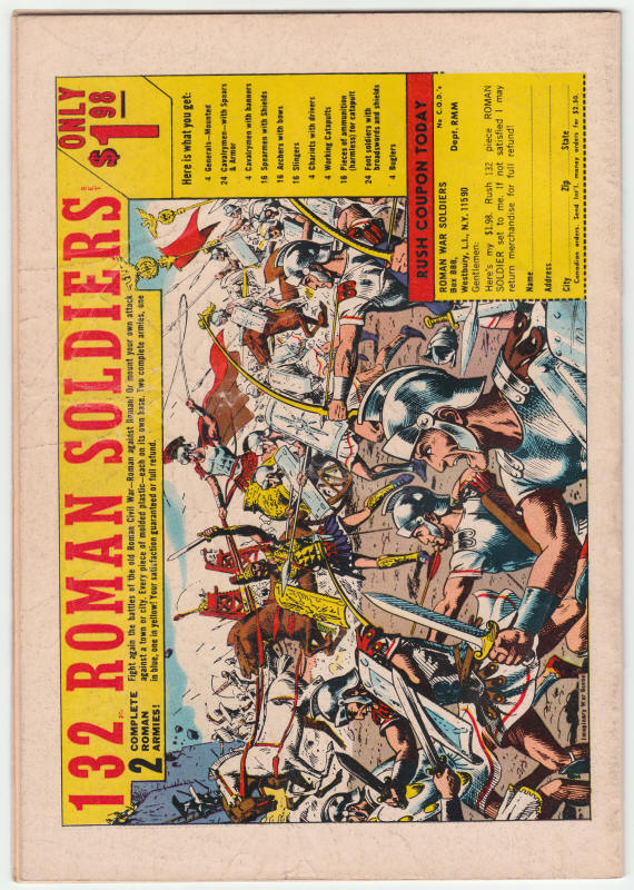 Fantastic Four #76 back cover