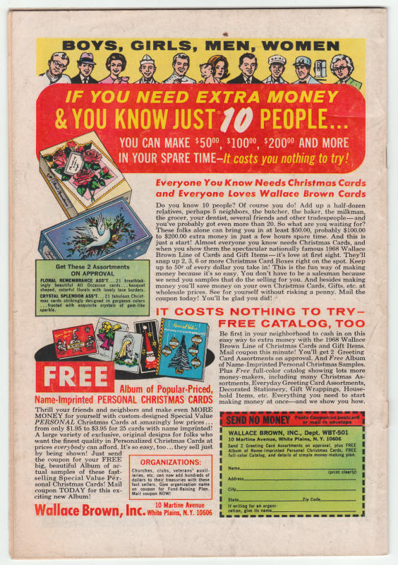 Fantastic Four #79 back cover