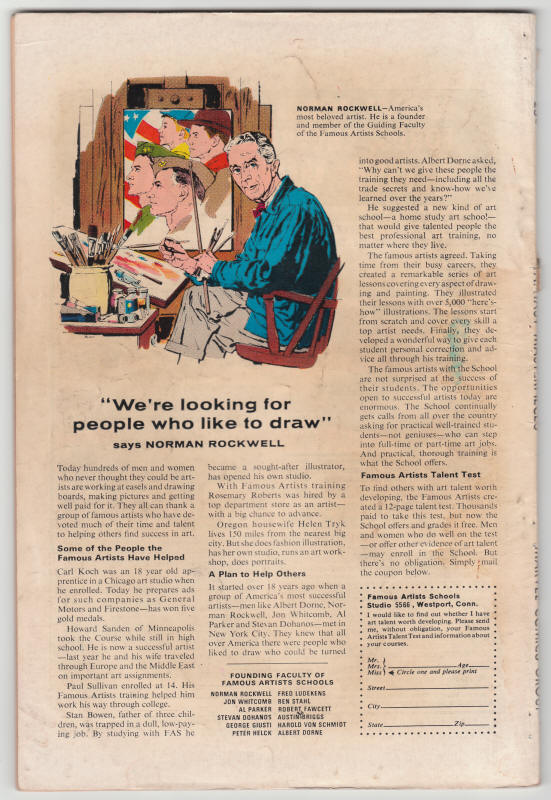 Fantasy Masterpieces #11 back cover