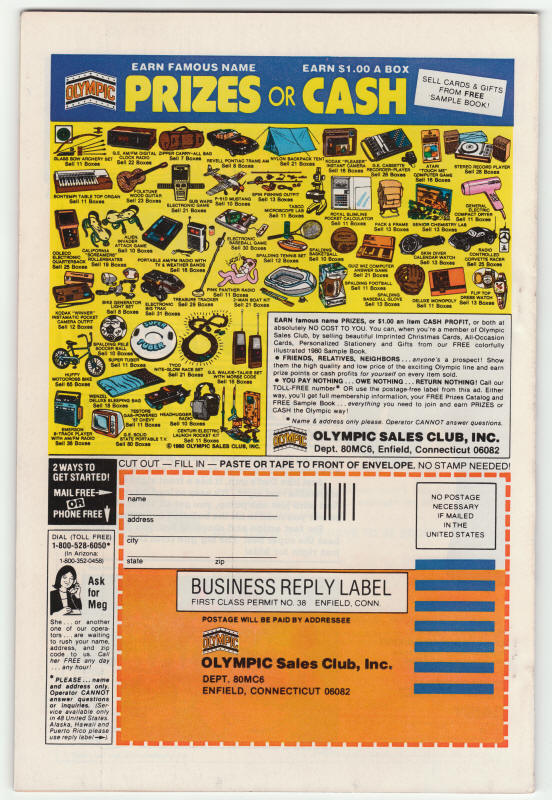 Fantasy Masterpieces Volume 2 #10 back cover