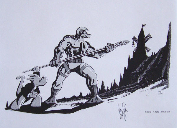 Dave Sim Signed Plate The FOOG Portfolio