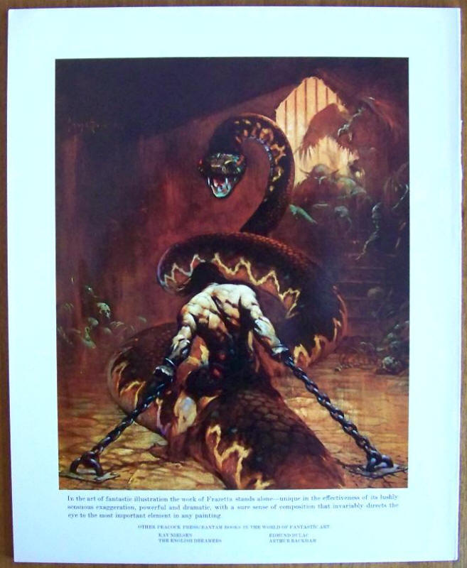 The Fantastic Art Of Frank Frazetta back cover
