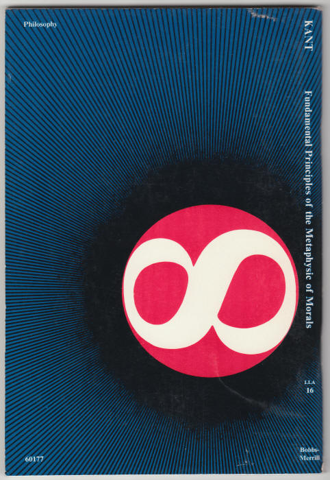 Fundamental Principles Of The Metaphysic Of Morals back cover