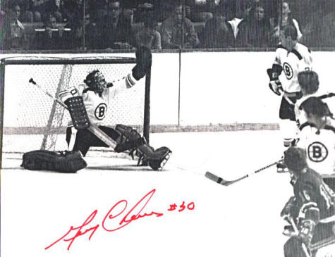 Gerry Cheevers Signed Photo