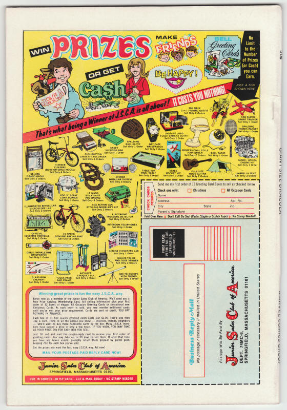 Giant Size Dracula #2 back cover