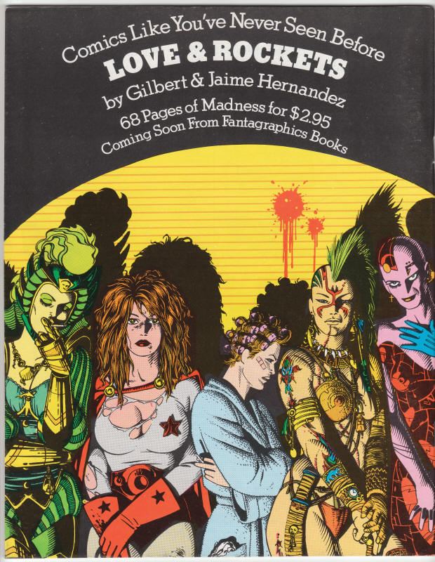 Gil Kanes Savage #1 back cover