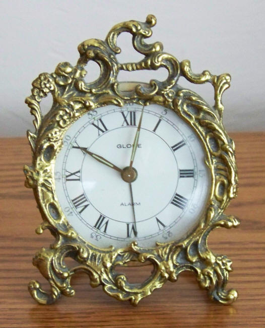 Globe German Alarm Clock front