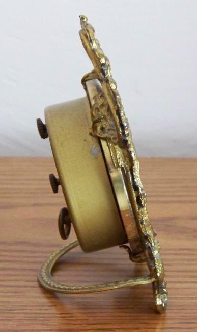 Globe German Alarm Clock side