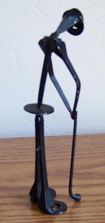 Putting Golfer Handmade Figure